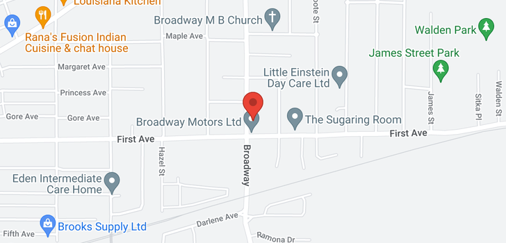 map of 9238 BROADWAY ROAD